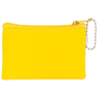 Porte monnaie bleu en microfibre JauneJaune