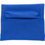 Porte-monnaie de poignet avec zip en stretch. Bleubleu cobalt