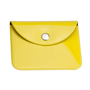 Porte monnaie jaune en pvc Jaunejaune