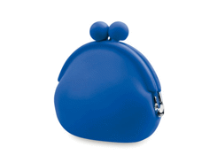 Porte monnaie jaune en silicone