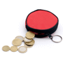 Porte monnaie rouge en nylon Rougerouge