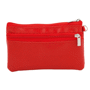 Porte monnaie rouge en pvc Rougerouge