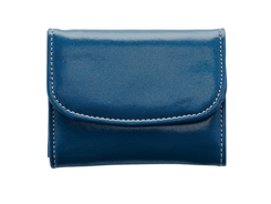 Porte monnaie rouge en simili cuir