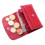 Porte monnaie rouge en simili cuir Rougerouge