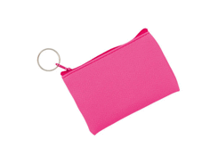 Porte monnaie vert fluo en pvc