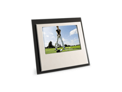 Porte-ph. verre/metal - photo 15x10 cm