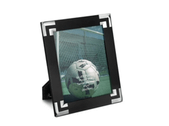 Porte-photos argent et noir -130x180 mm