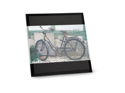 Porte-photos verre noir - 100x150 mm