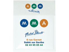 Porte-vignette en plaque de 12