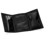 Portefeuille avec fermeture auto-agrippante Noirnoir