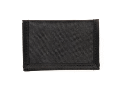 Portefeuille noir en polyester