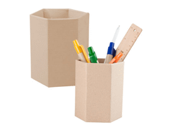Pot à crayon en carton