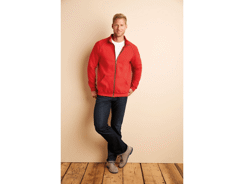 Premium cotton full zip jacket veste molleton zipp