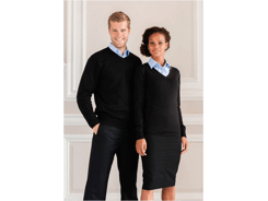 Pullover homme col v