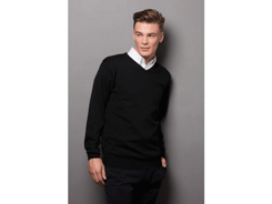 Pullover publicitaire homme col v