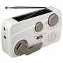 Radio dynamo solaire chargeur de téléphone BlancBlanc