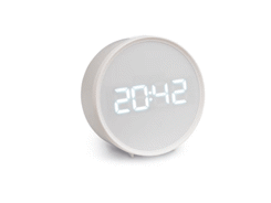 Radio-reveil bluetooth /blanc