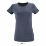 Tee-shirt sol's regent fit women MarineDenim chiné