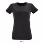Tee-shirt sol's regent fit women NoirNoir profond