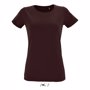 Tee-shirt sol's regent fit women RougeOxblood