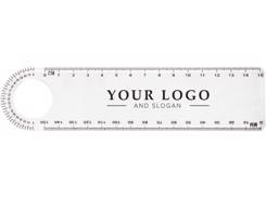 Règle en plastique de 15 cm.