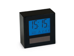 Reveil calendrier solaire / noir
