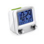 Reveil cube lcd/silver Au choixargenté