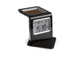 Reveil lcd solaire / noir