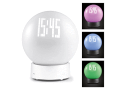 Reveil led radio pilote