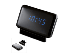 Reveil led vibration / noir