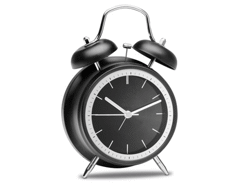 Réveil reflects jixi black