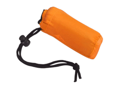 Sac à chaussures orange en polyester