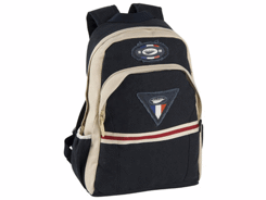 Sac à dos avec écussons cousus pen duick - vintage