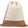 Sac à dos en coton 280g/m². Ecru naturelkaki écru