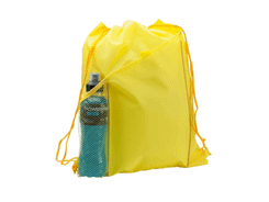 Sac à dos jaune en polyester