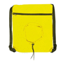 Sac à dos pliable en polyester Jaunejaune
