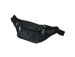 Sac banane noir en polyester