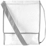 Sac besace en non-tissé publicitaire Blancblanc