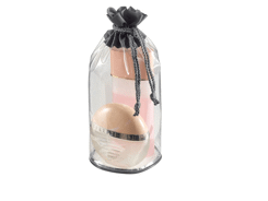 Sac cosmétique transparent