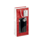 Sac de cadeau en papier pour 2 bouteilles de vin Rougerouge
