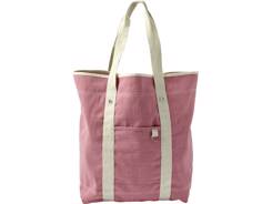 Sac de plage en coton twill avec poche frontale.