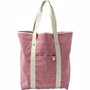 Sac de plage en coton twill avec poche frontale. Roserose