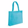 Tote bag non tissé XXL avec soufflets BleuBleu clair