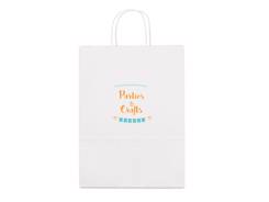 Sac papier blanc 18x24x8 cm