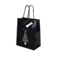 Sac papier cadeau brillant Noirnoir