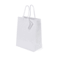Sac papier cadeau brillant Blancblanc