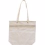 Sac shopping en coton publicitaire Marronbrun