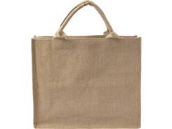 Sac shopping toile de jute anses courtes