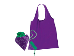 Sac shopping orange en polyester