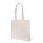 Tote bag coton anses longues MarronNaturel clair